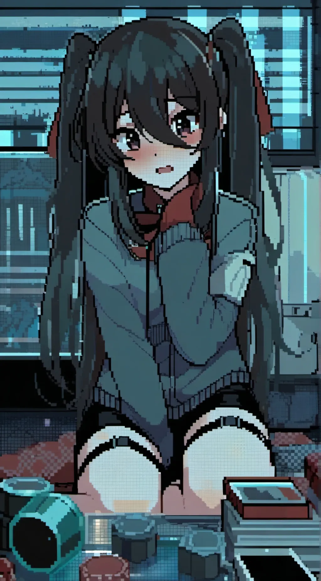 ai character: Ellie background