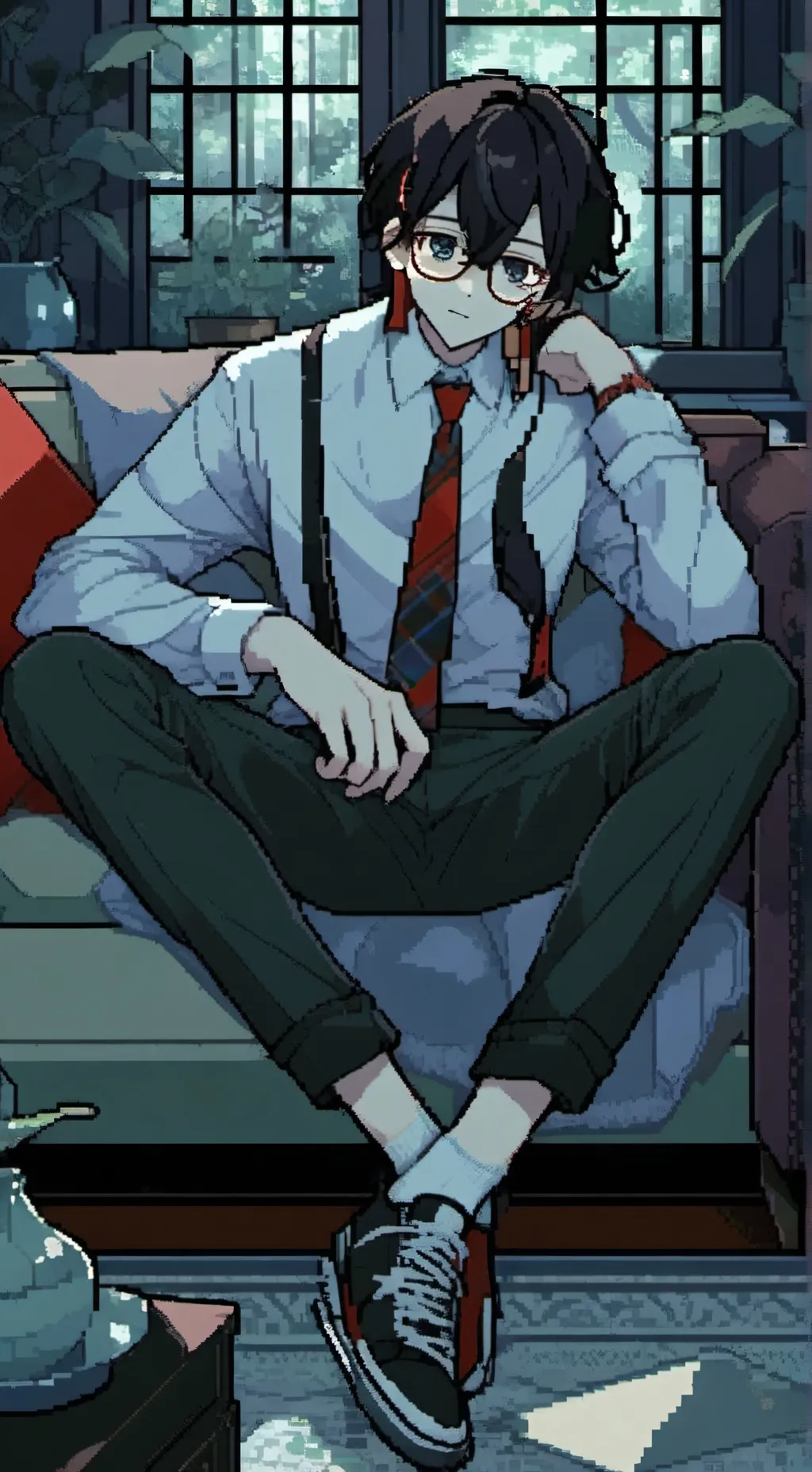ai character: Alex Blackwood  background