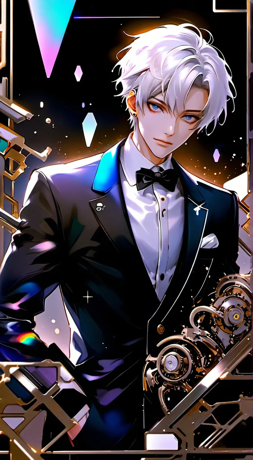 ai character: Chroma background