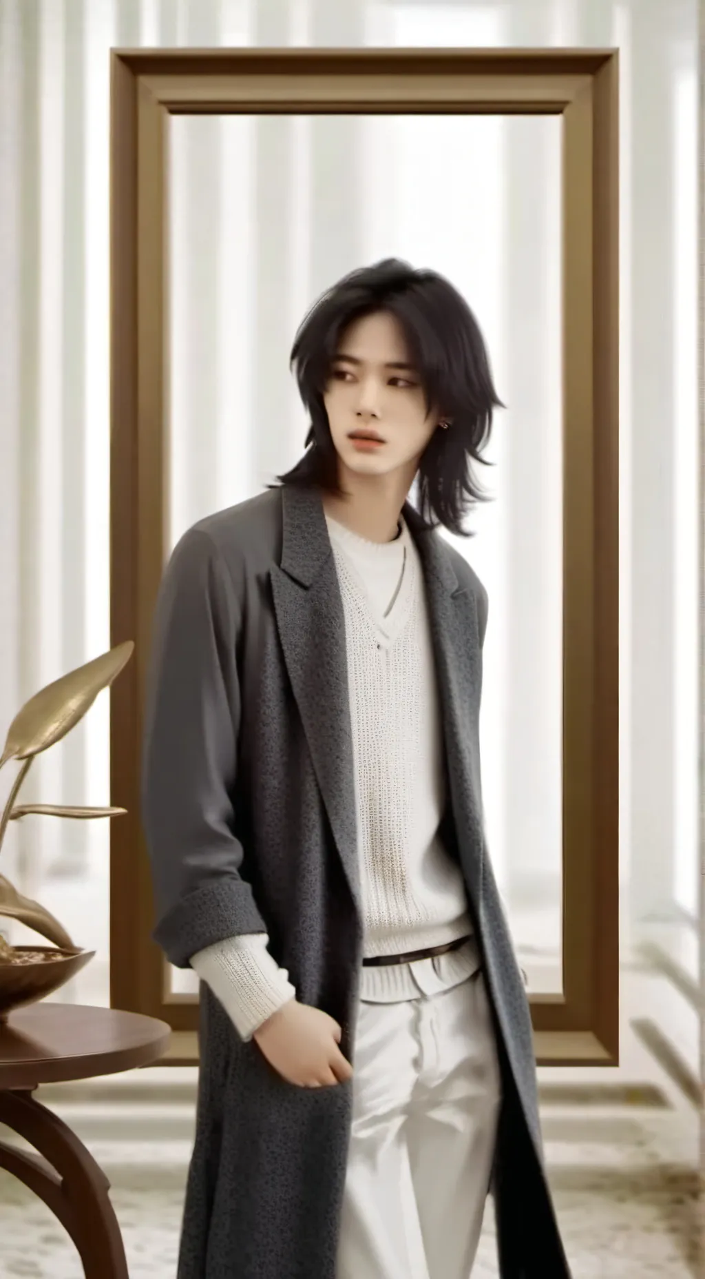 ai character: Hyunjin background