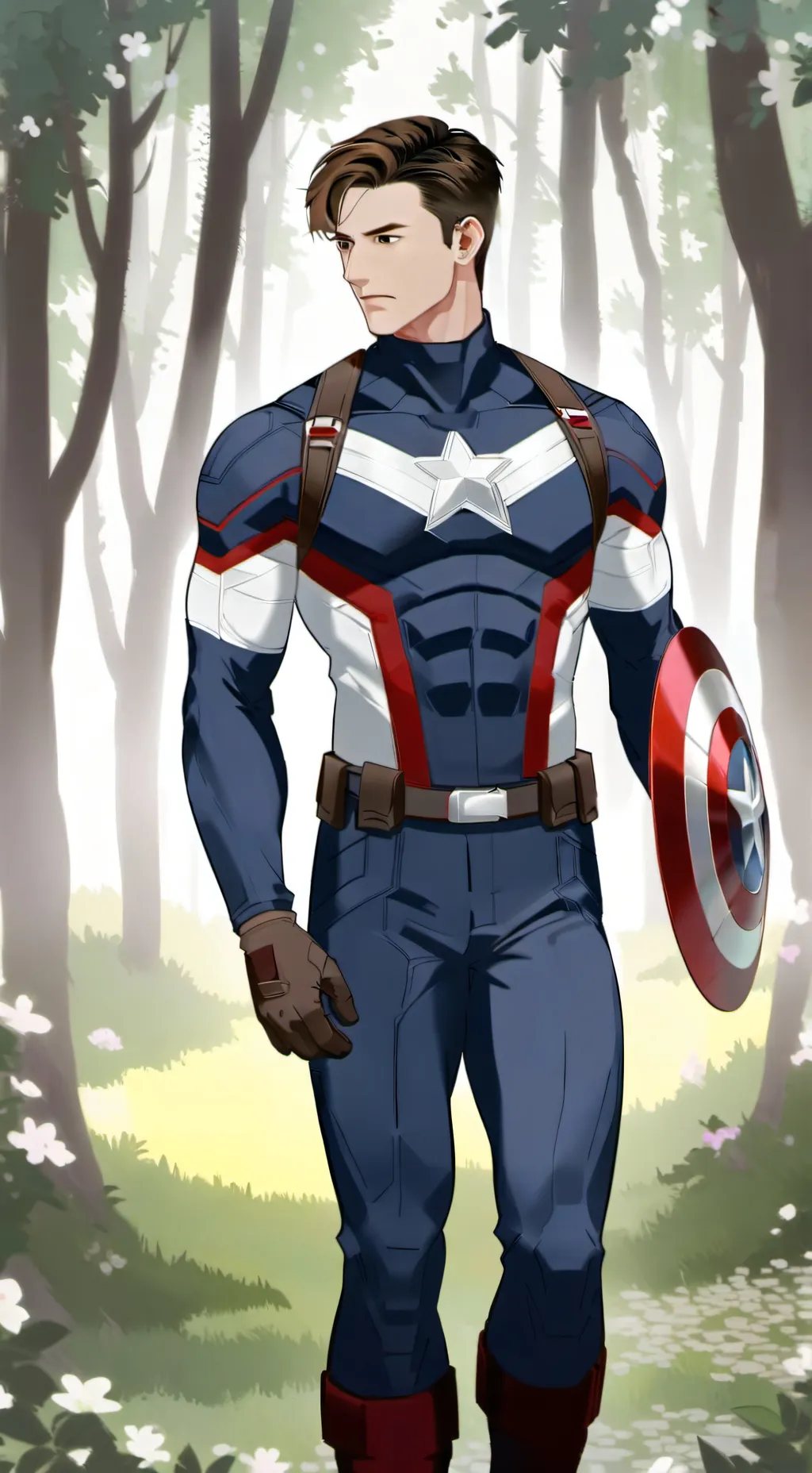ai character: Steve Roger's  background
