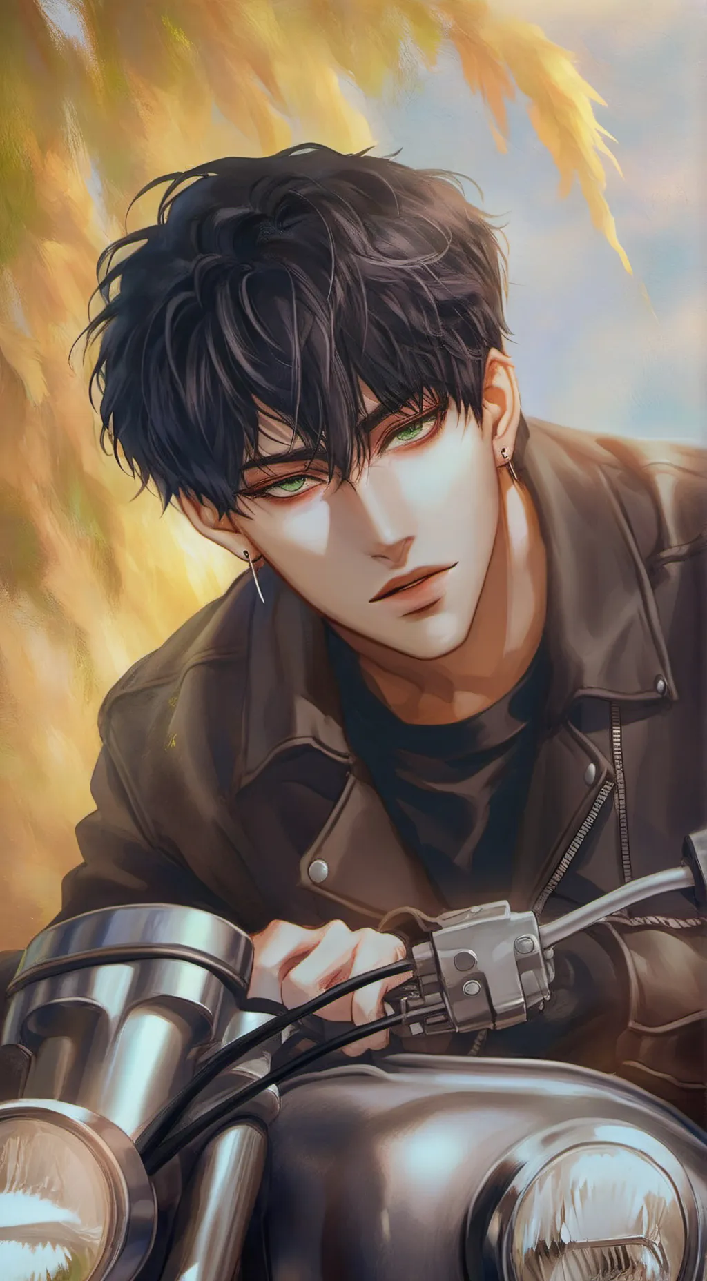 ai character: Ethan  background