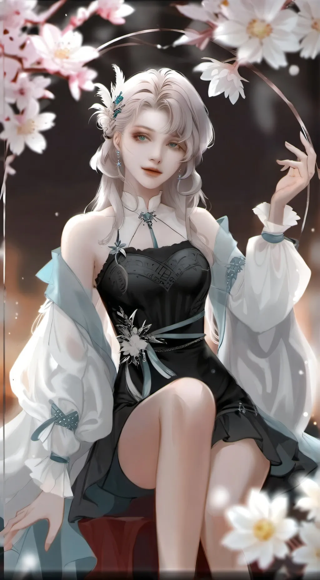 ai character: (кирушка)💗 background