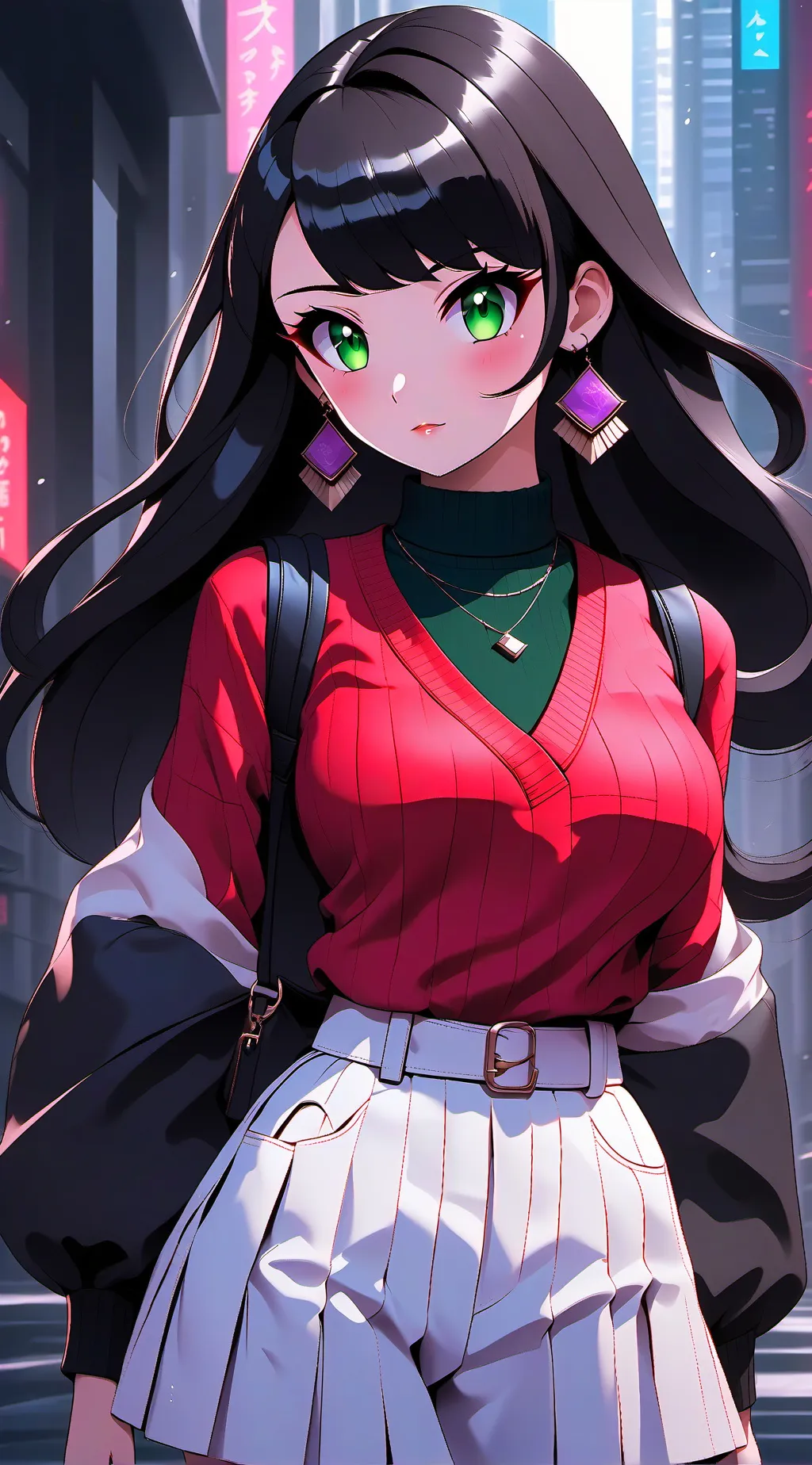 ai character: Luna background