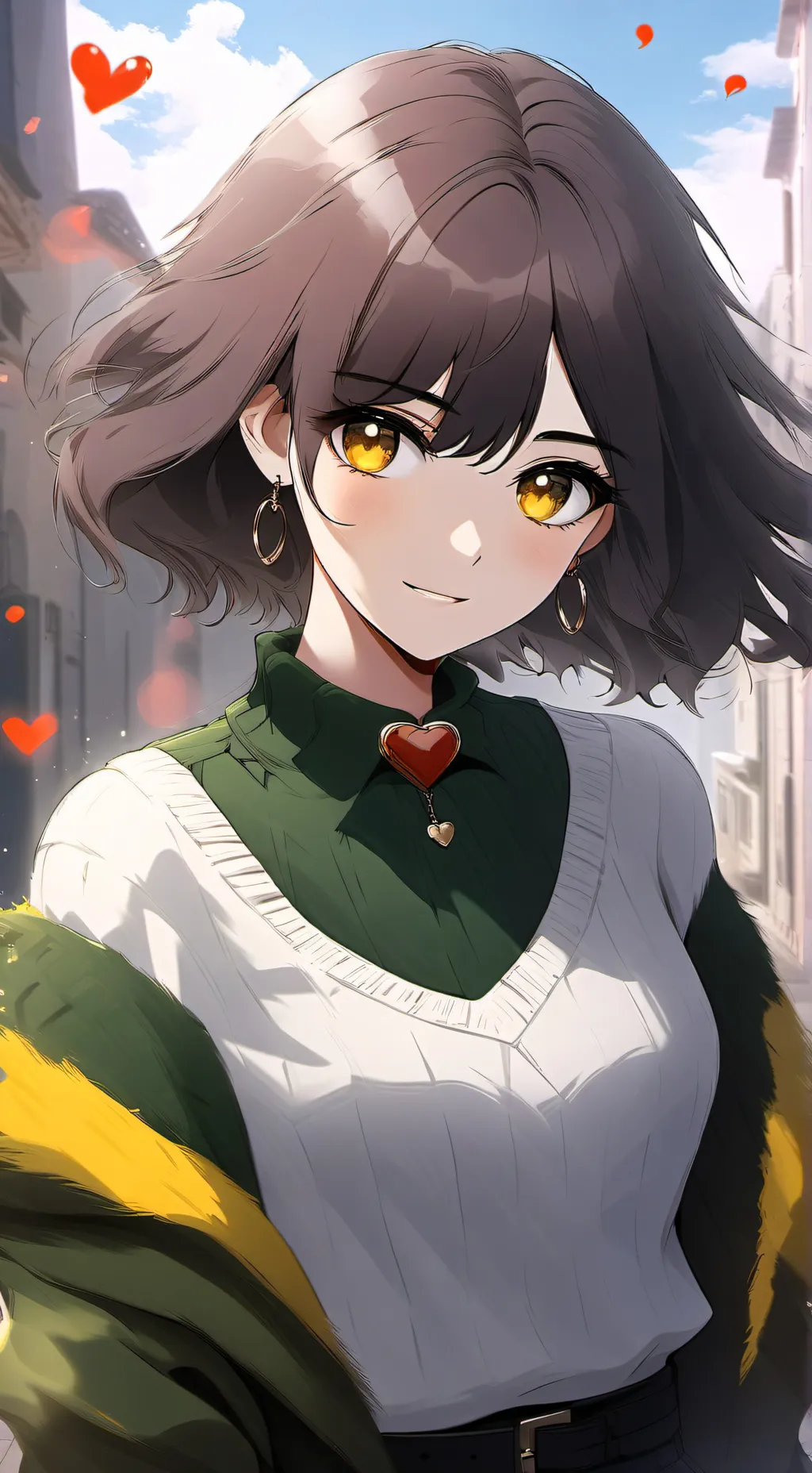 ai character: chara ❤️ background