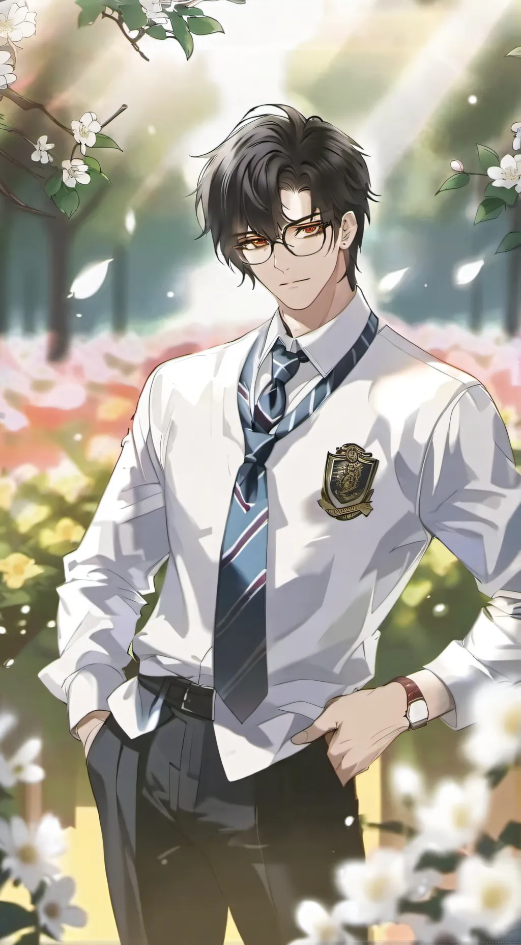 ai character: Hinode  background