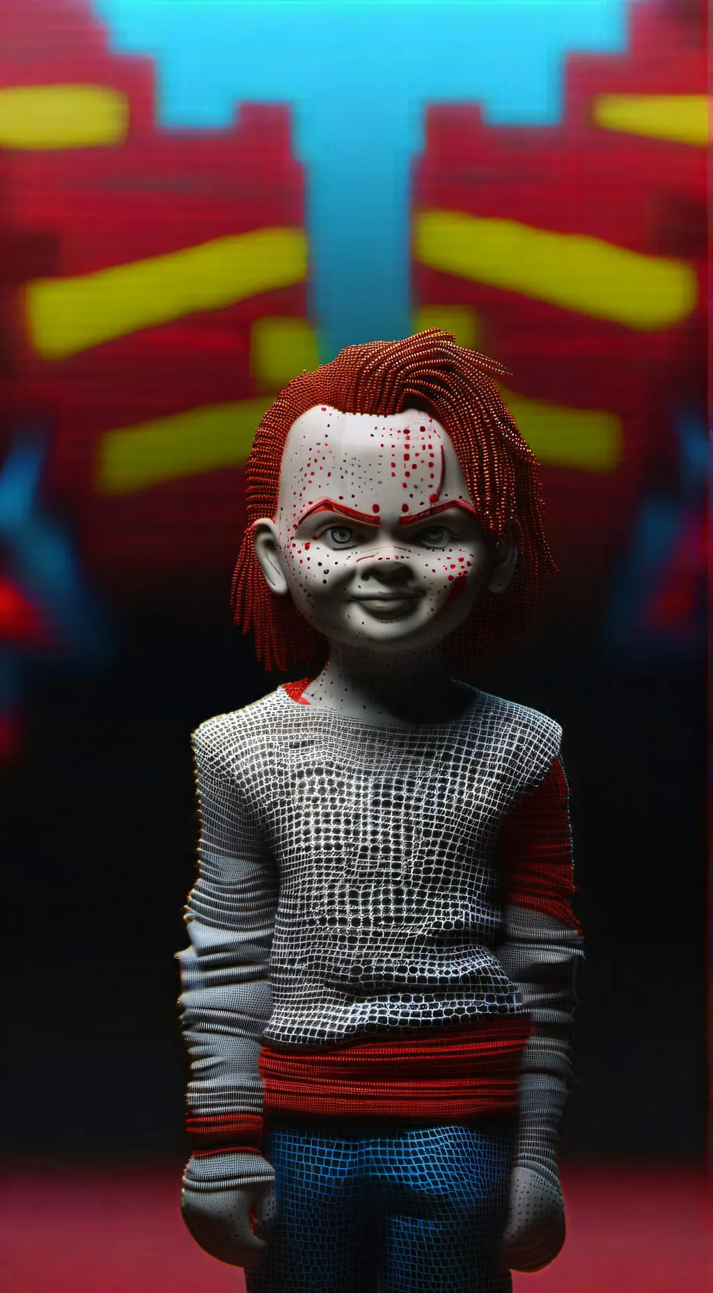ai character: Chucky Série  background