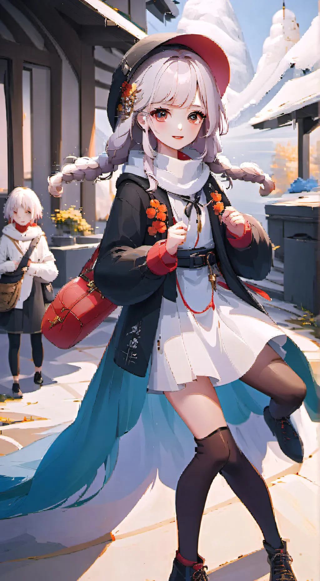 ai character: Pomni but sadder? background