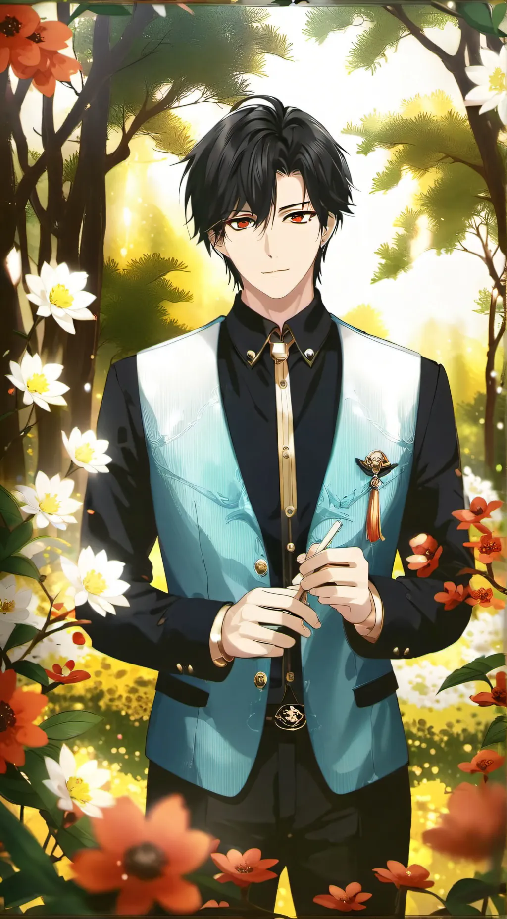 ai character: Аник background
