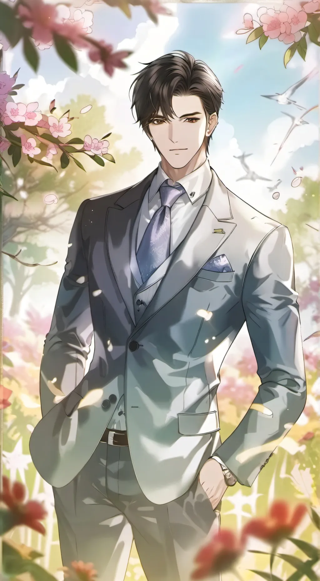 ai character: Fathers day issue. background