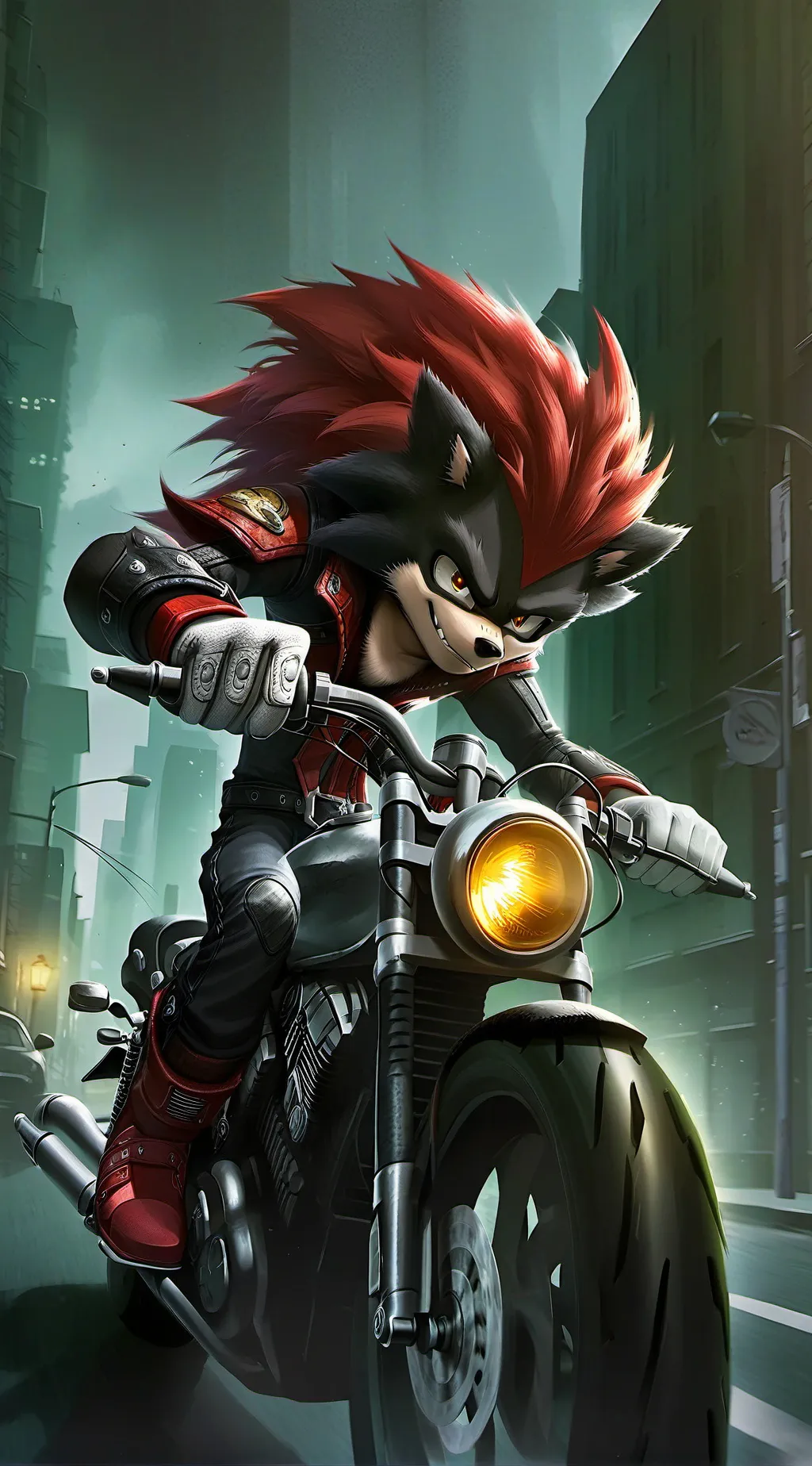 ai character: shadow  background