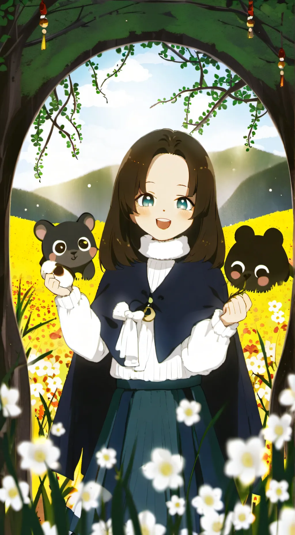 ai character: Peaceseeker cookie background