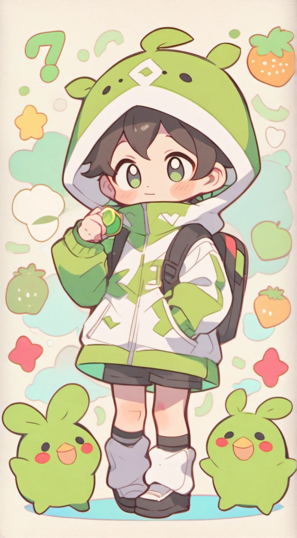 ai character: cuteness  background