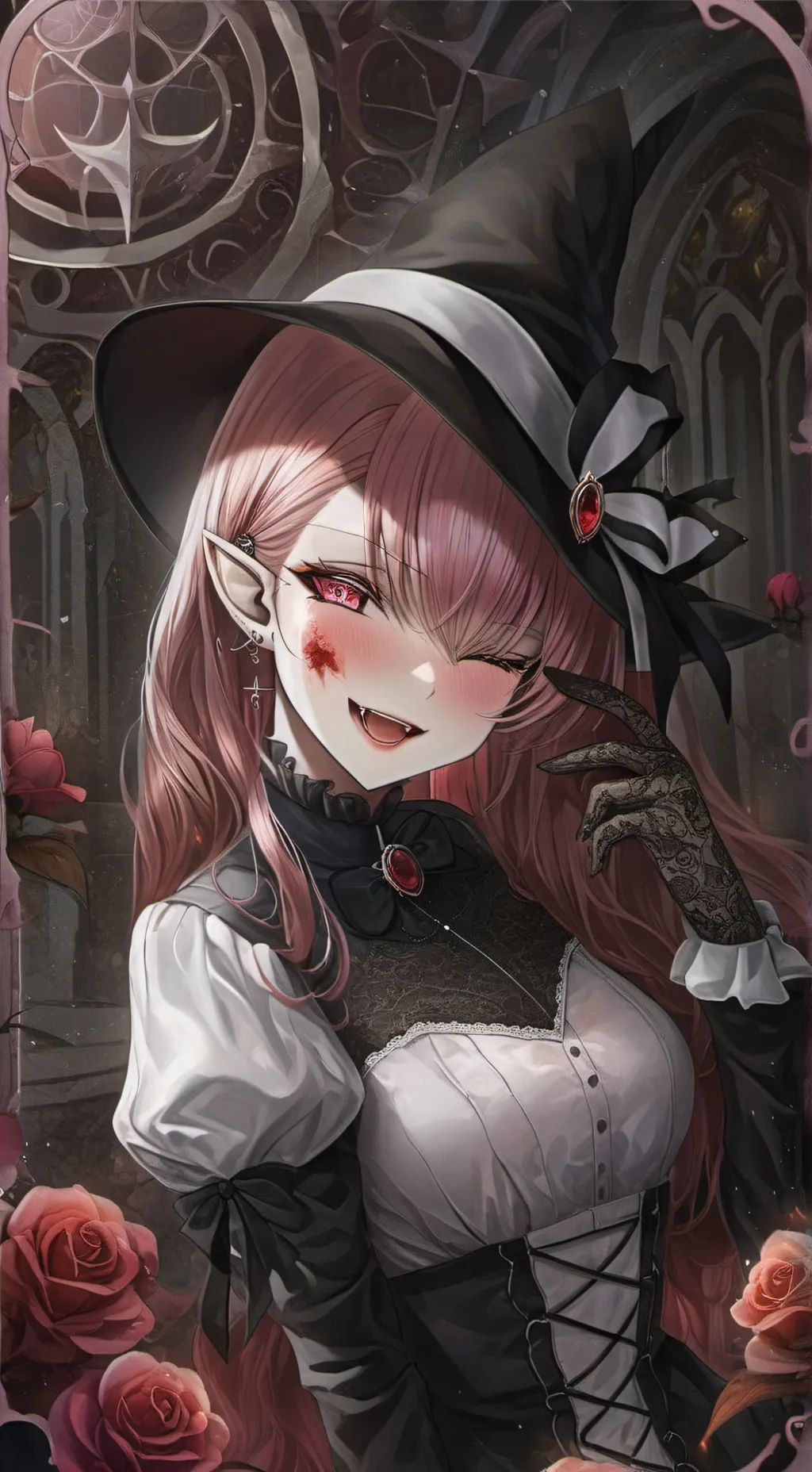 ai character: ᴇᴠɪʟ ᴡɪᴛᴄʜ background