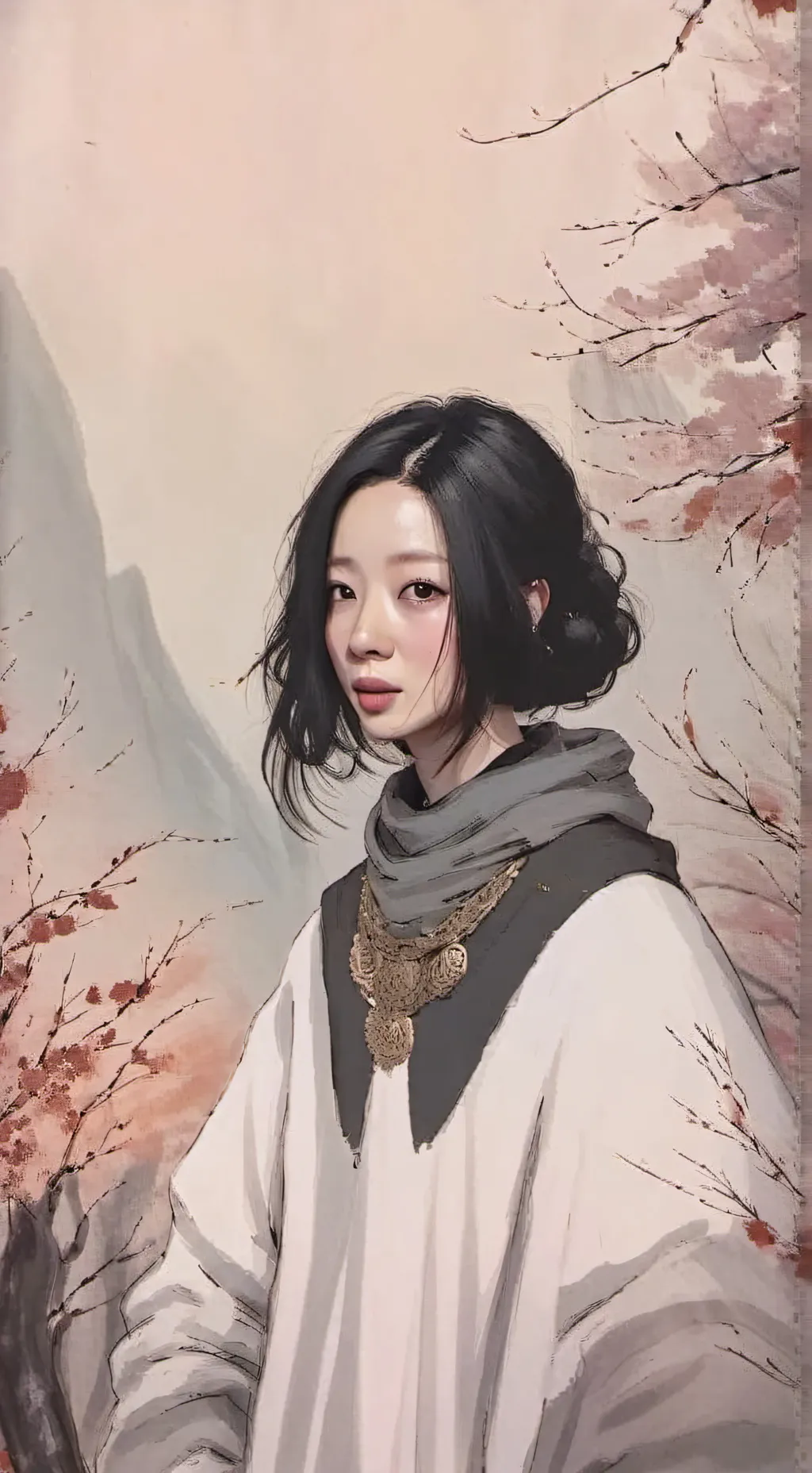ai character: Abbygey background
