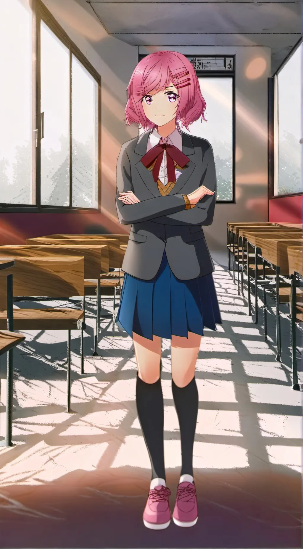 ai character: Natsuki background