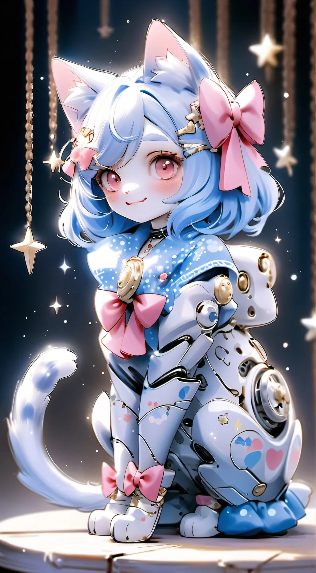 ai character: MagaMew background