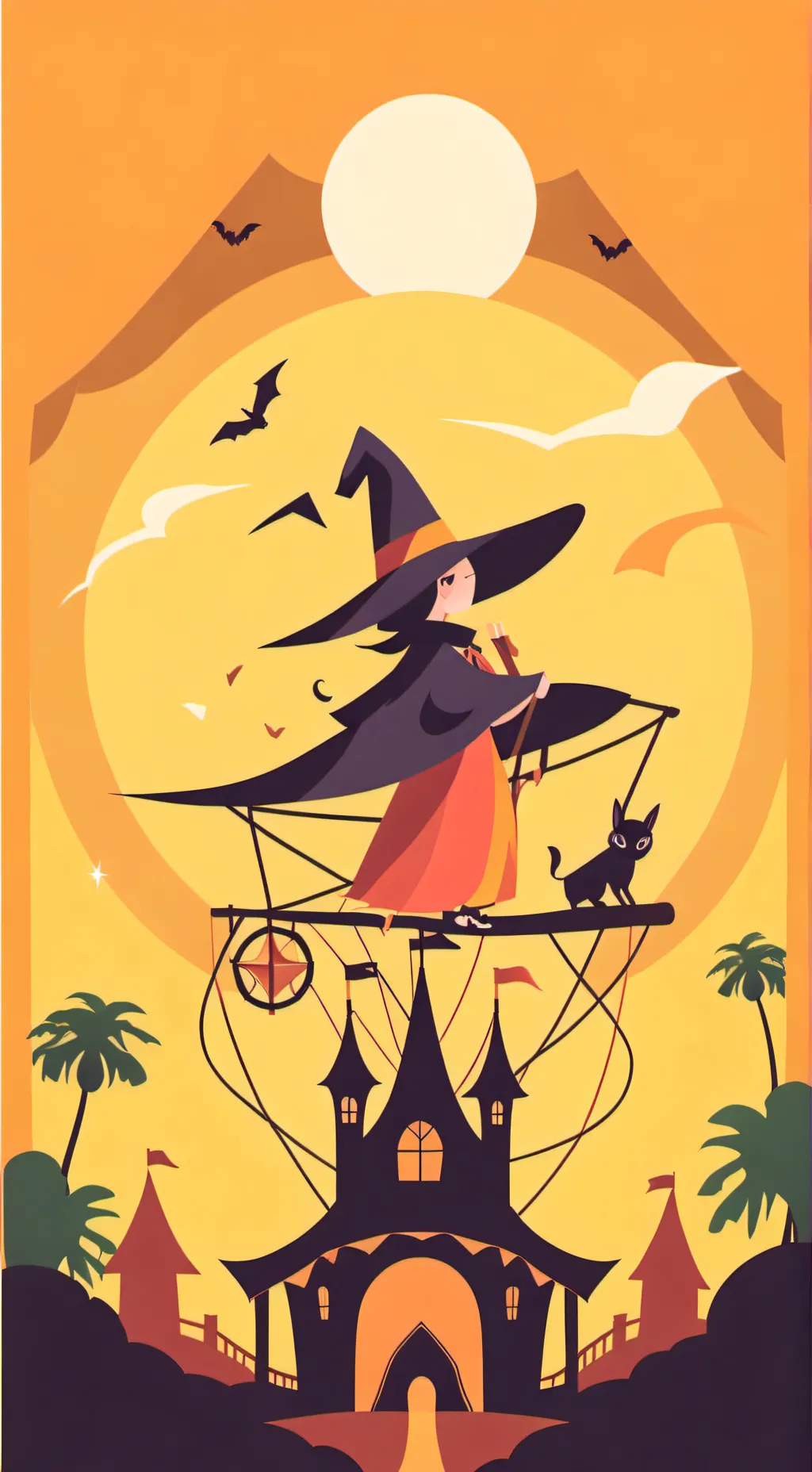 ai character: WitchlightCarnival background