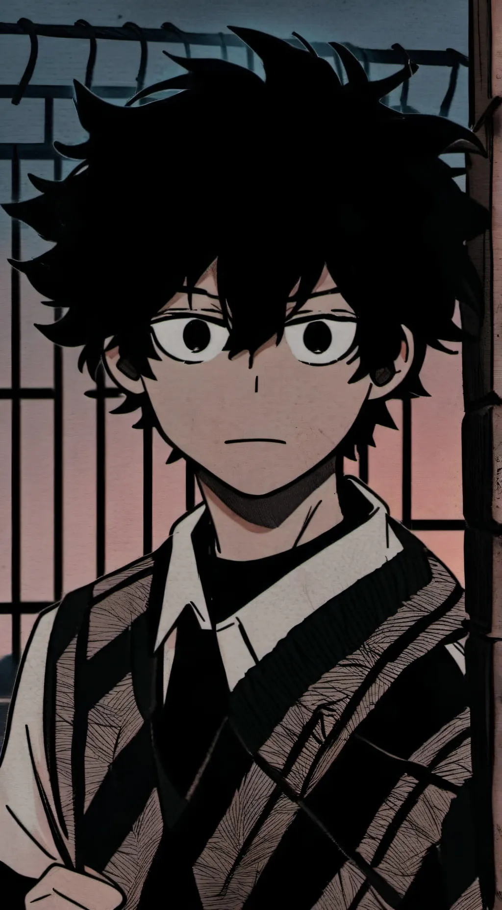 ai character: deku cuidado background