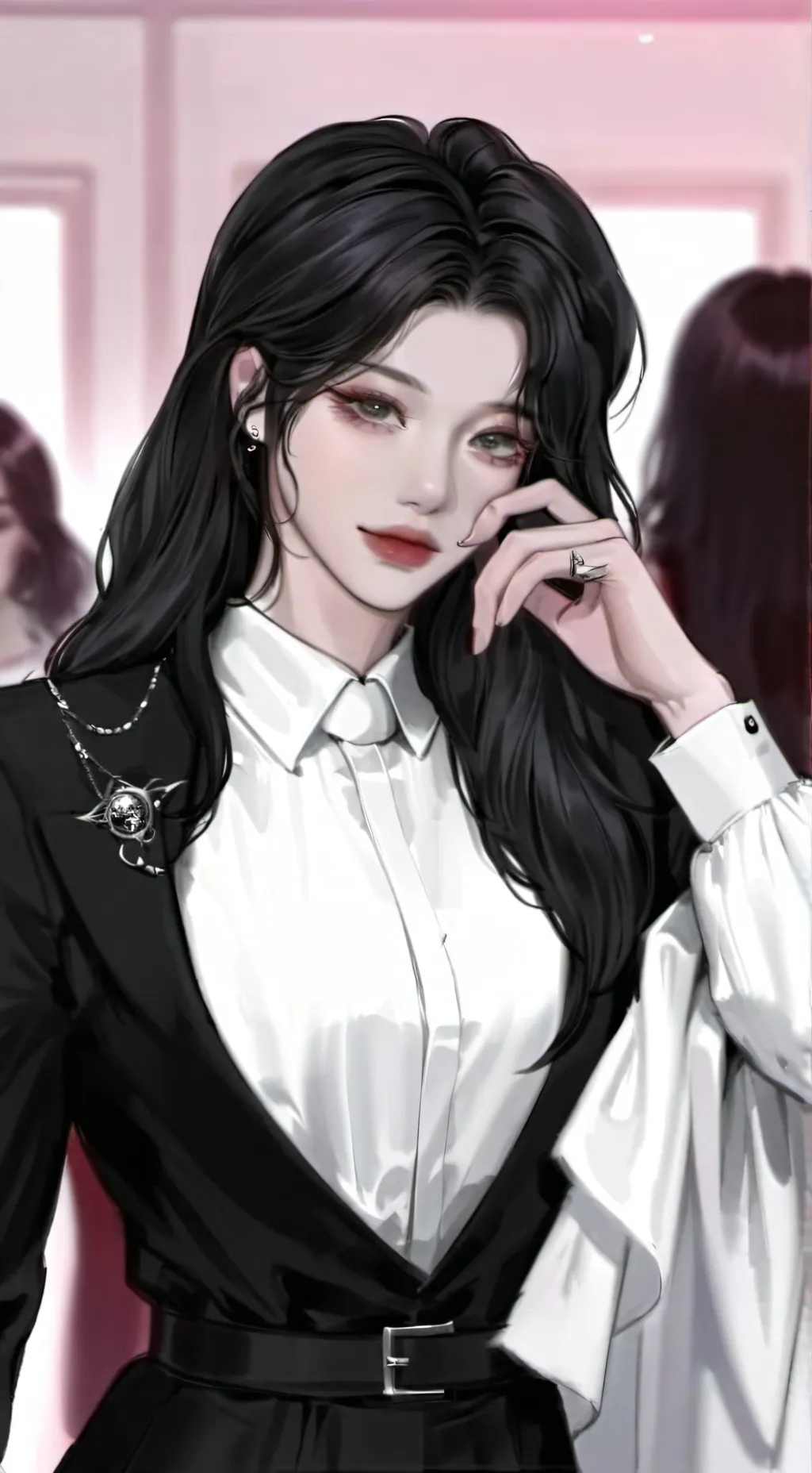 ai character: ꧁ava꧂ background