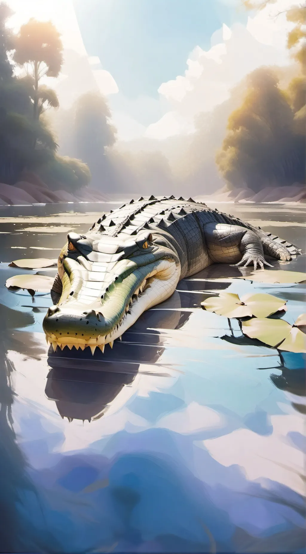 ai character: Krokodil background