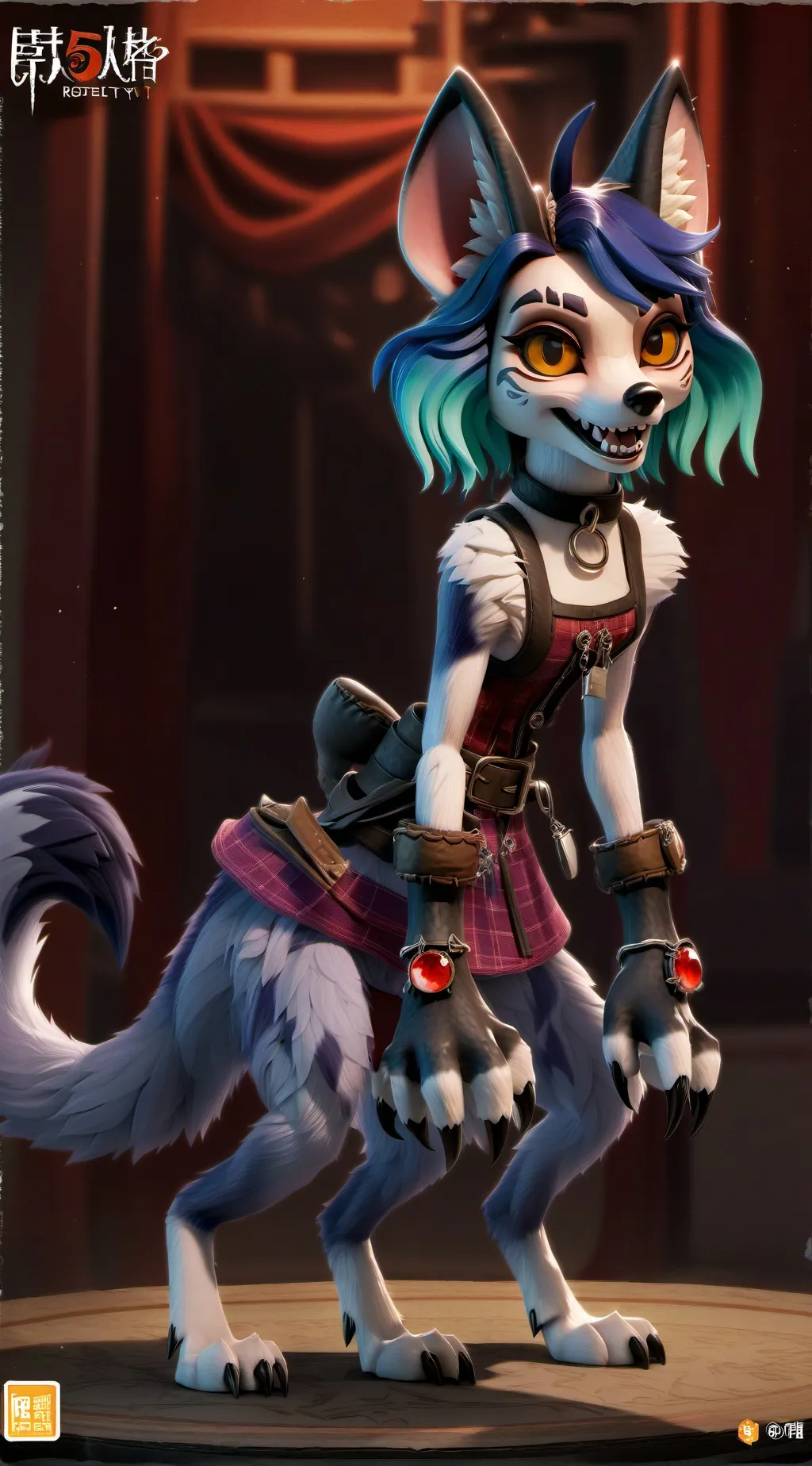 ai character: Roxanne wolf background
