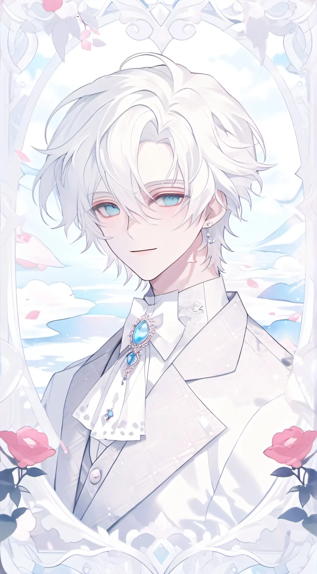 ai character: Oliver  background