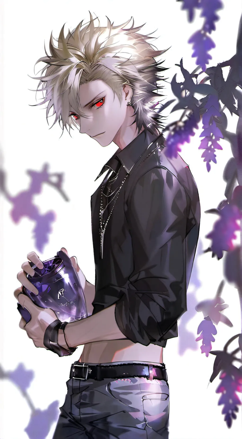ai character: Bakugo :) background