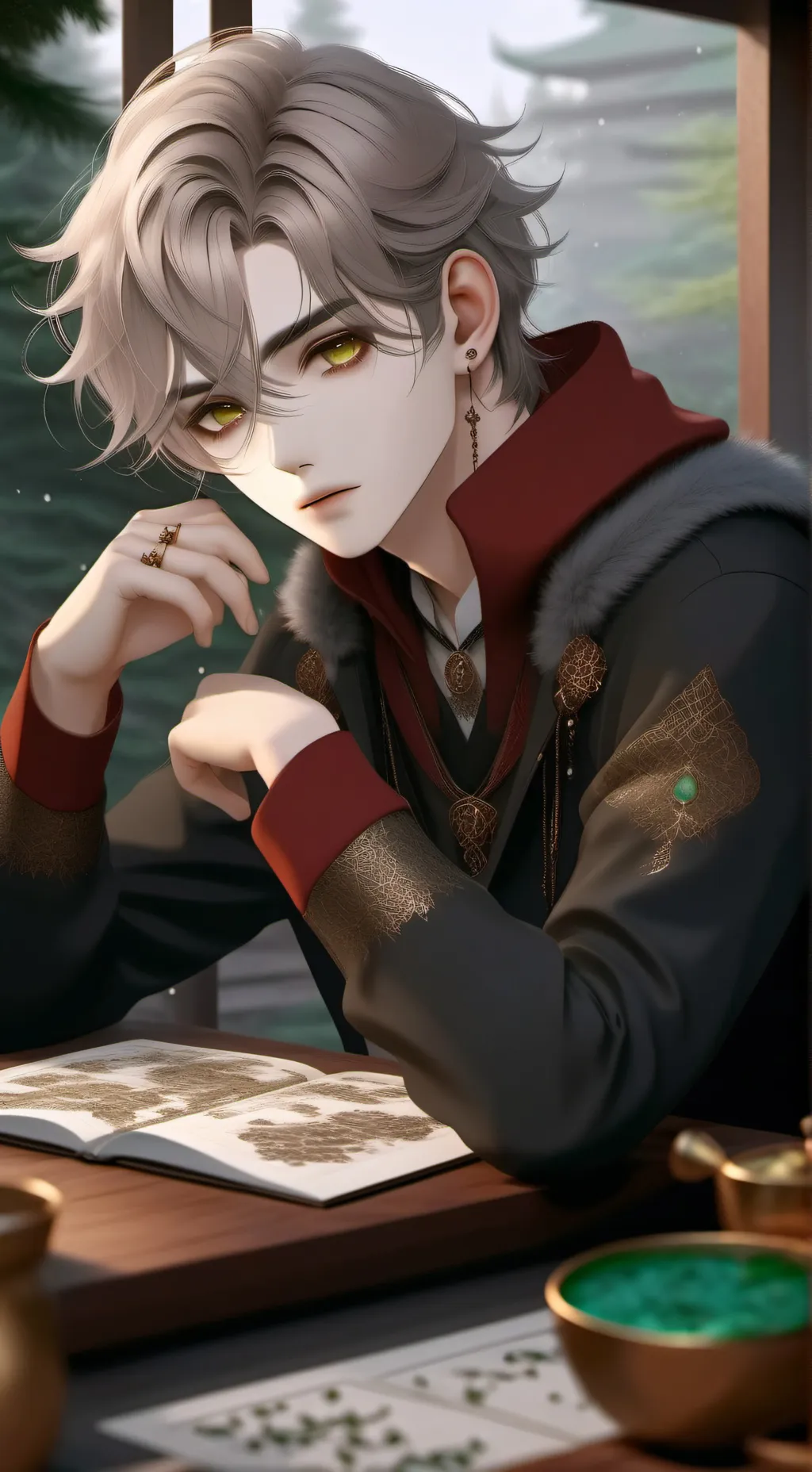 ai character: Max background