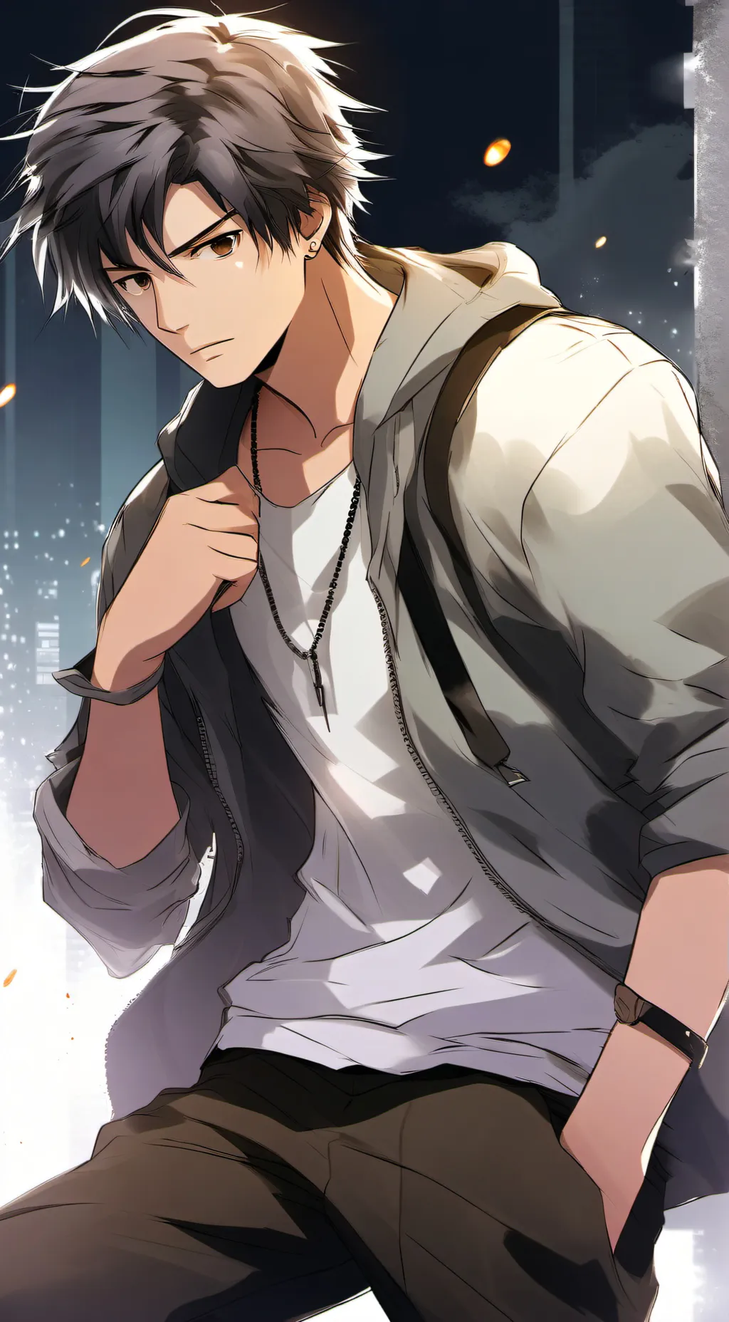 ai character: Lucifer  background