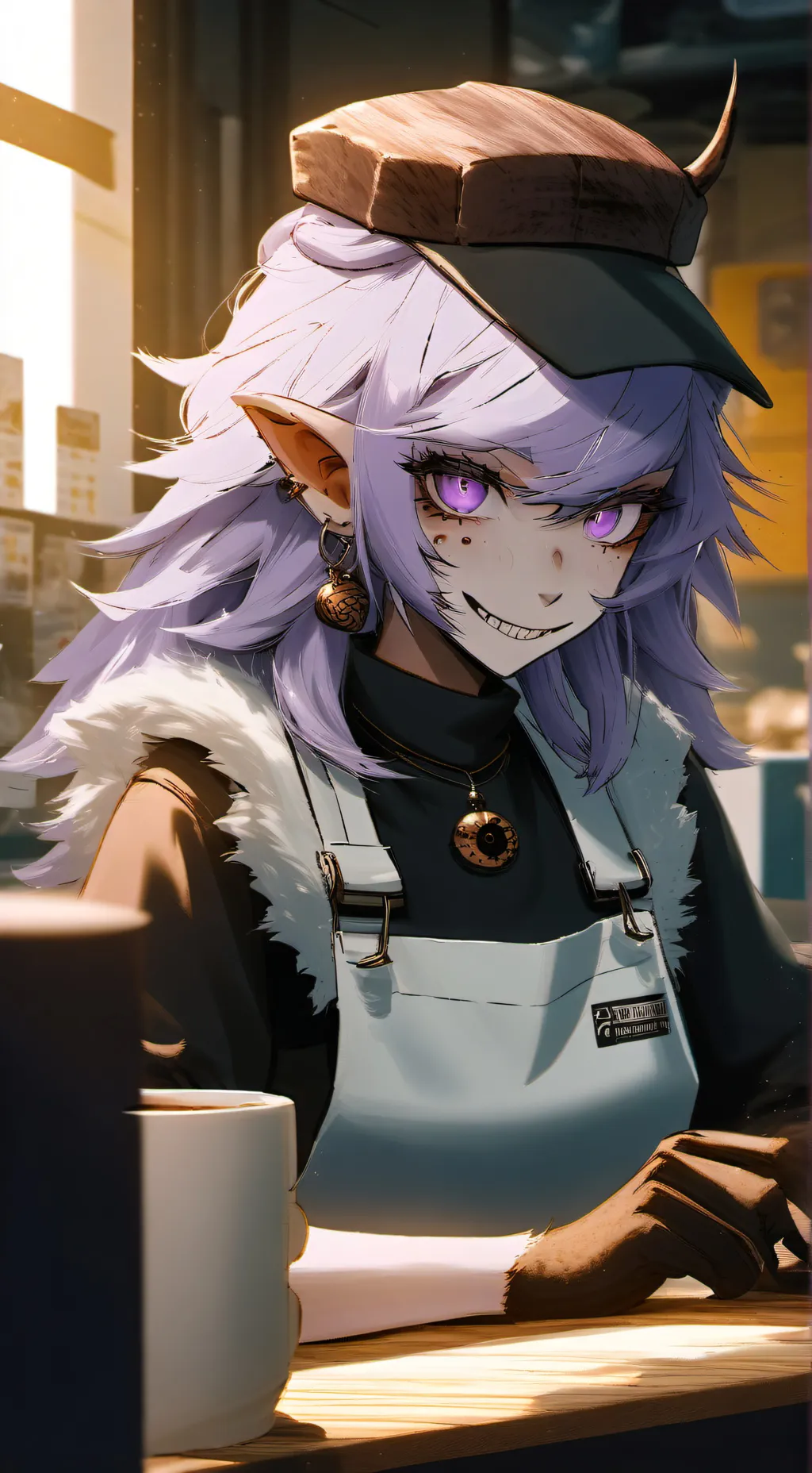 ai character: Satitaria Mroguvia background