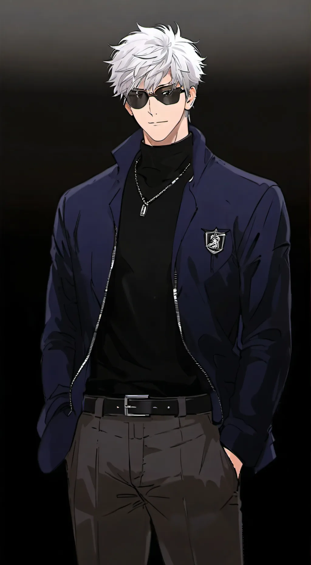 ai character: gojo  background