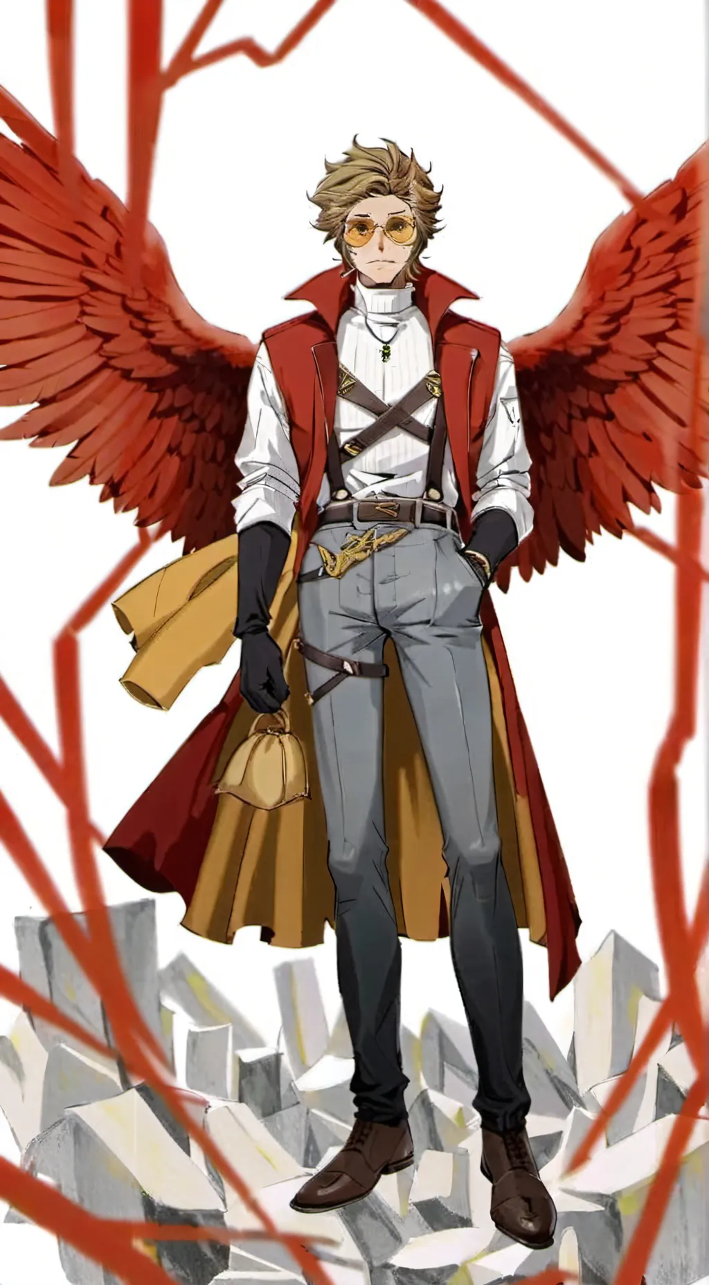 ai character: Keigo Takami  background