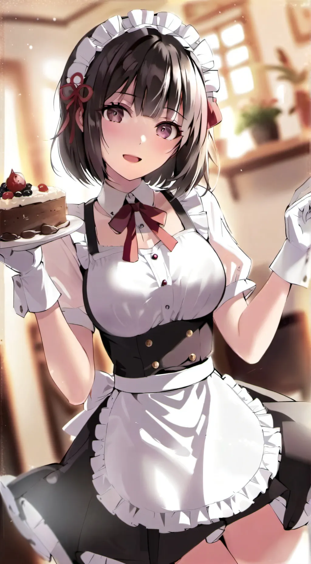 ai character: Maid Marie background