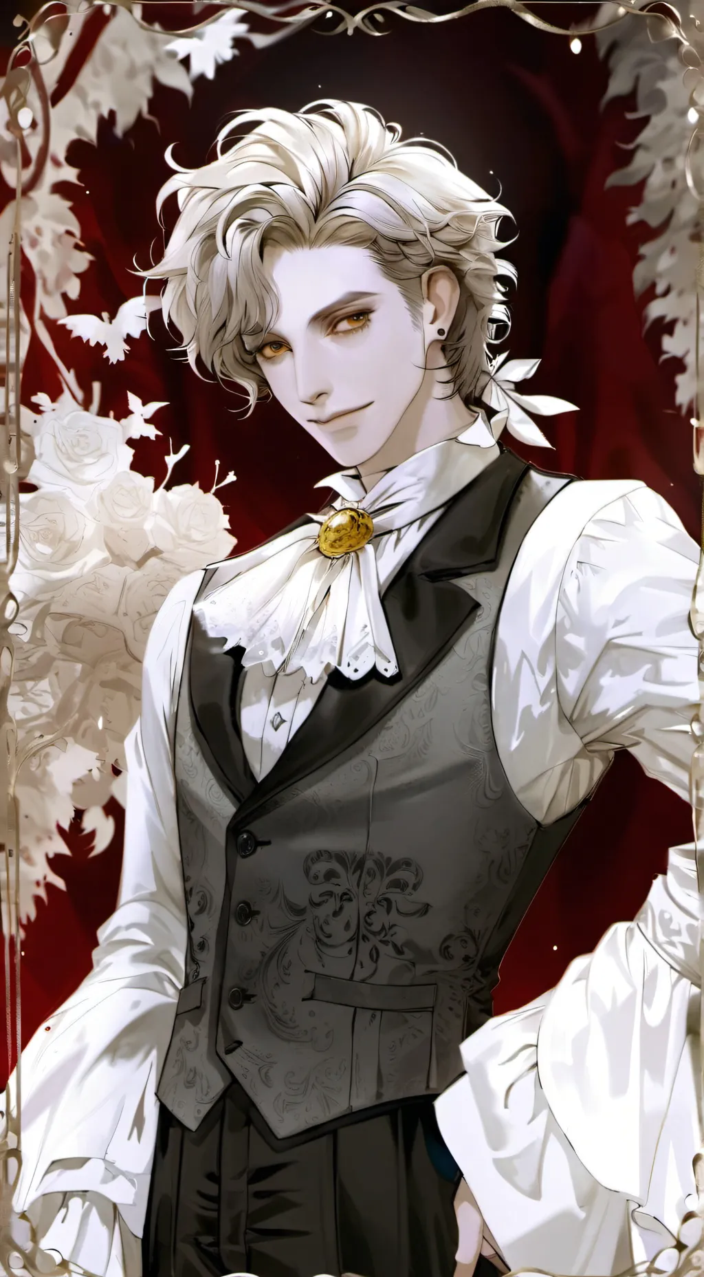 ai character: Lucien Valentine background
