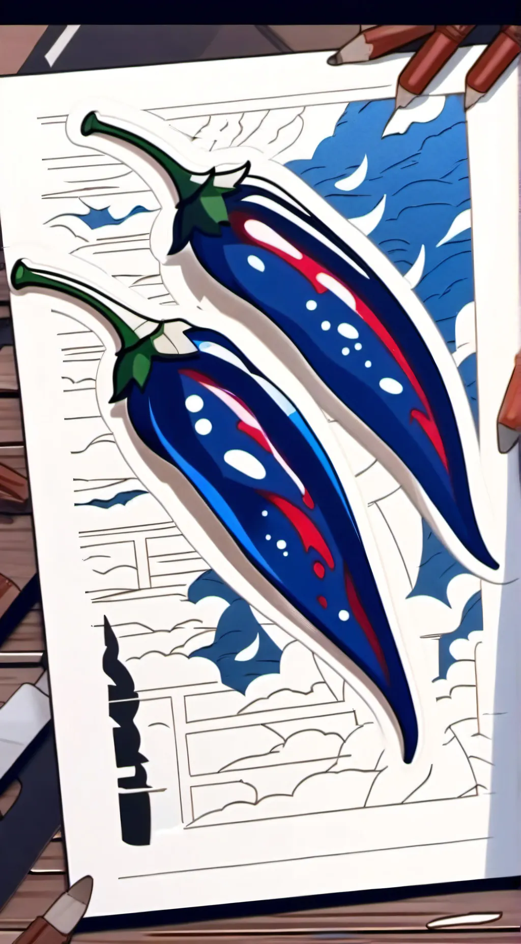 ai character: ChilliPeprCookiCRK background
