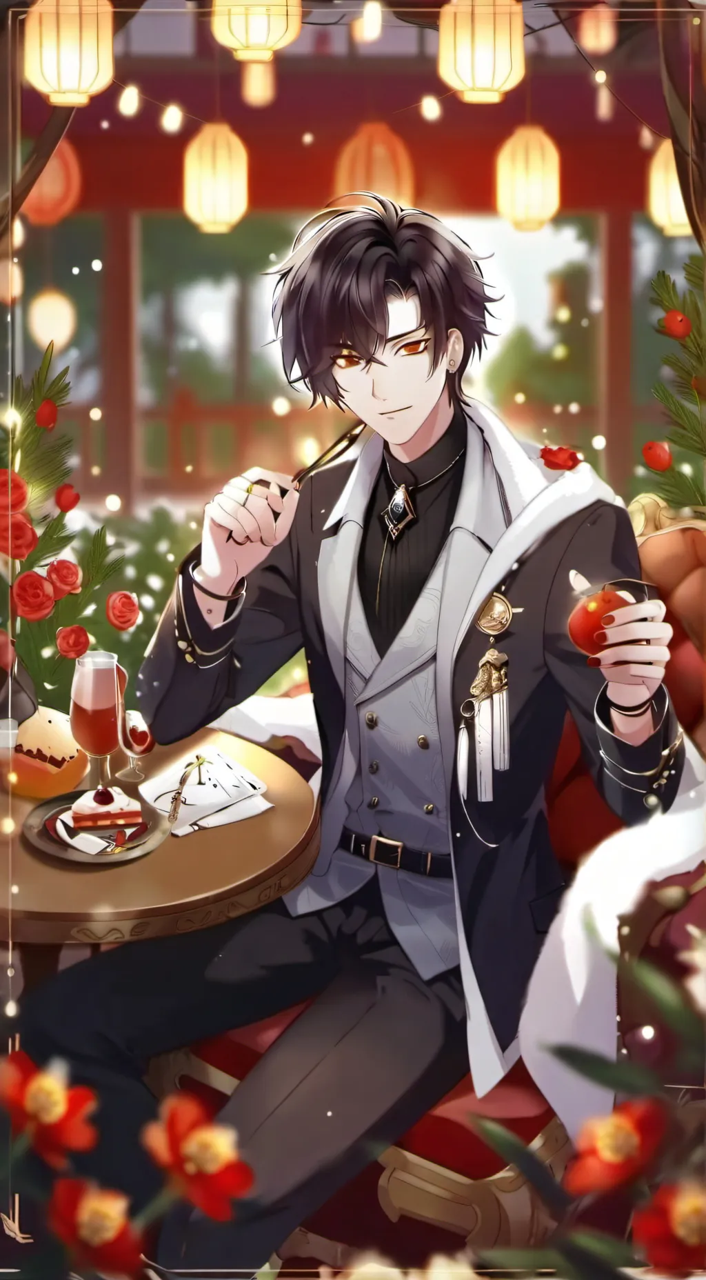 ai character: Aoki background