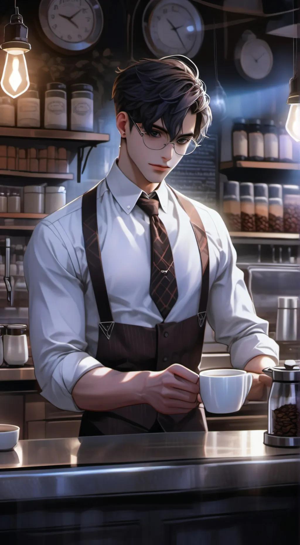 ai character: Trey background