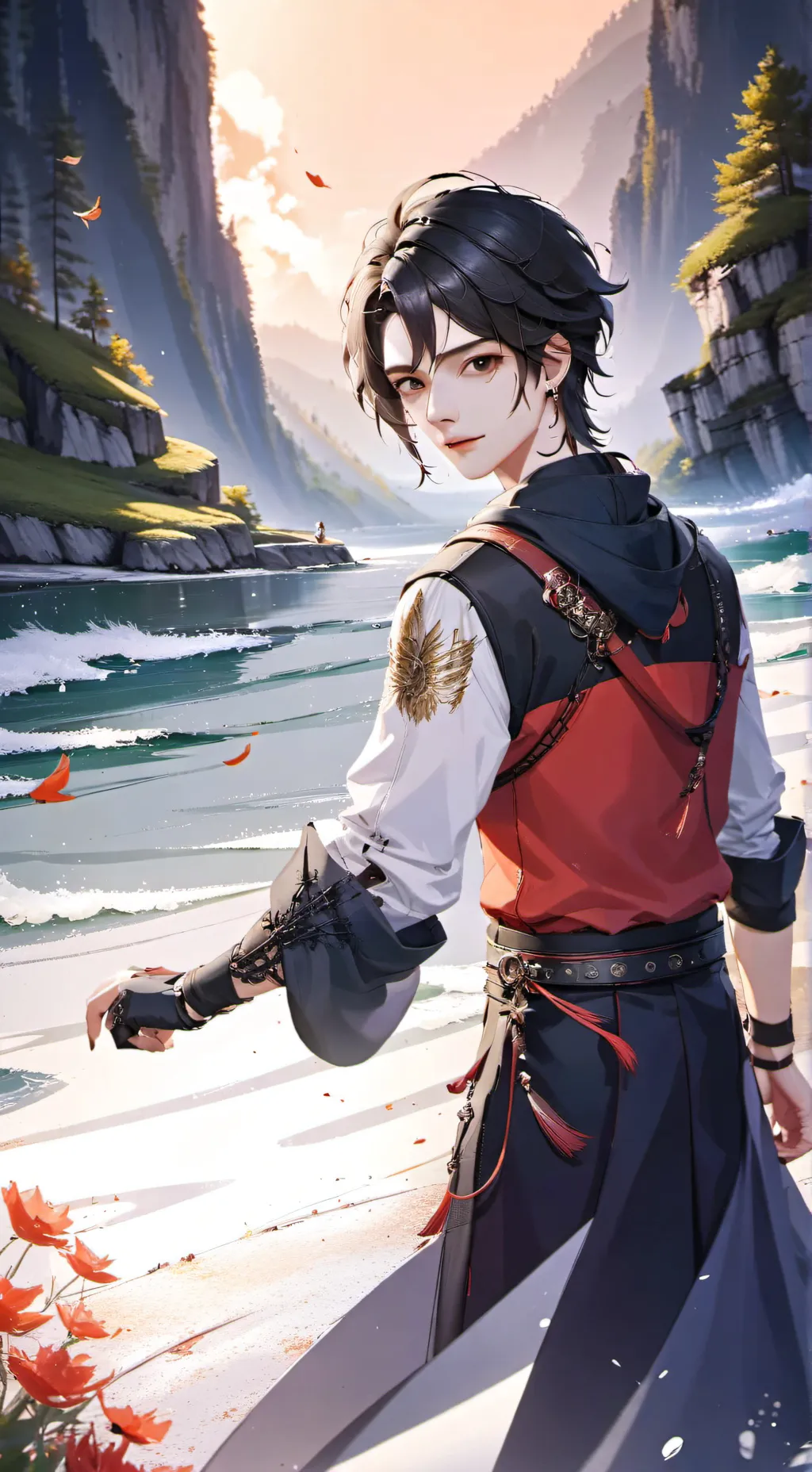 ai character: Alexander  background