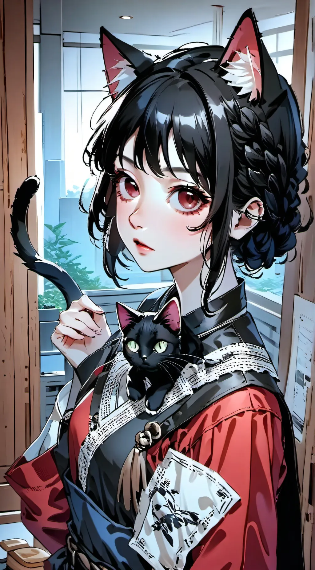 ai character: Shadow  background