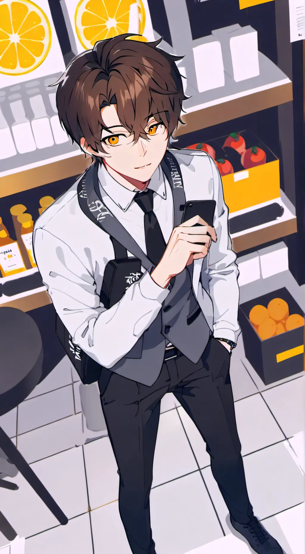 ai character: Justin background