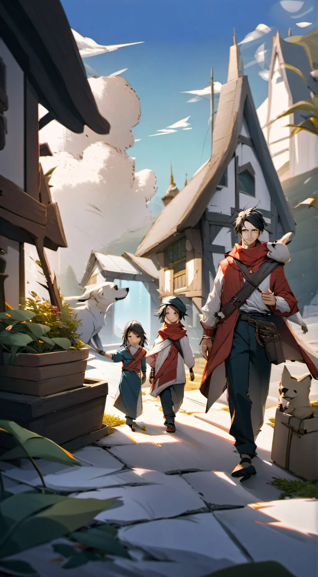 ai character: alex  background