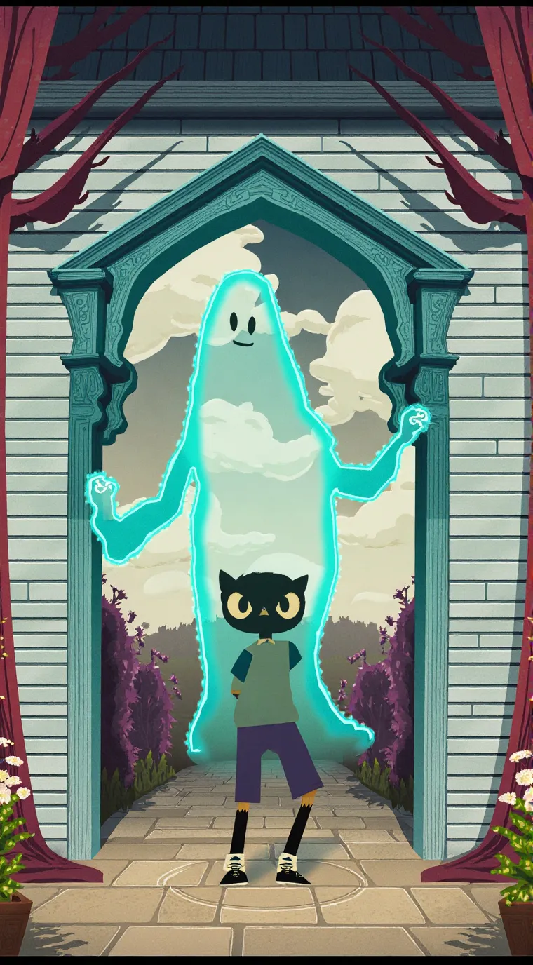 ai character: cosmo y sprout :) background