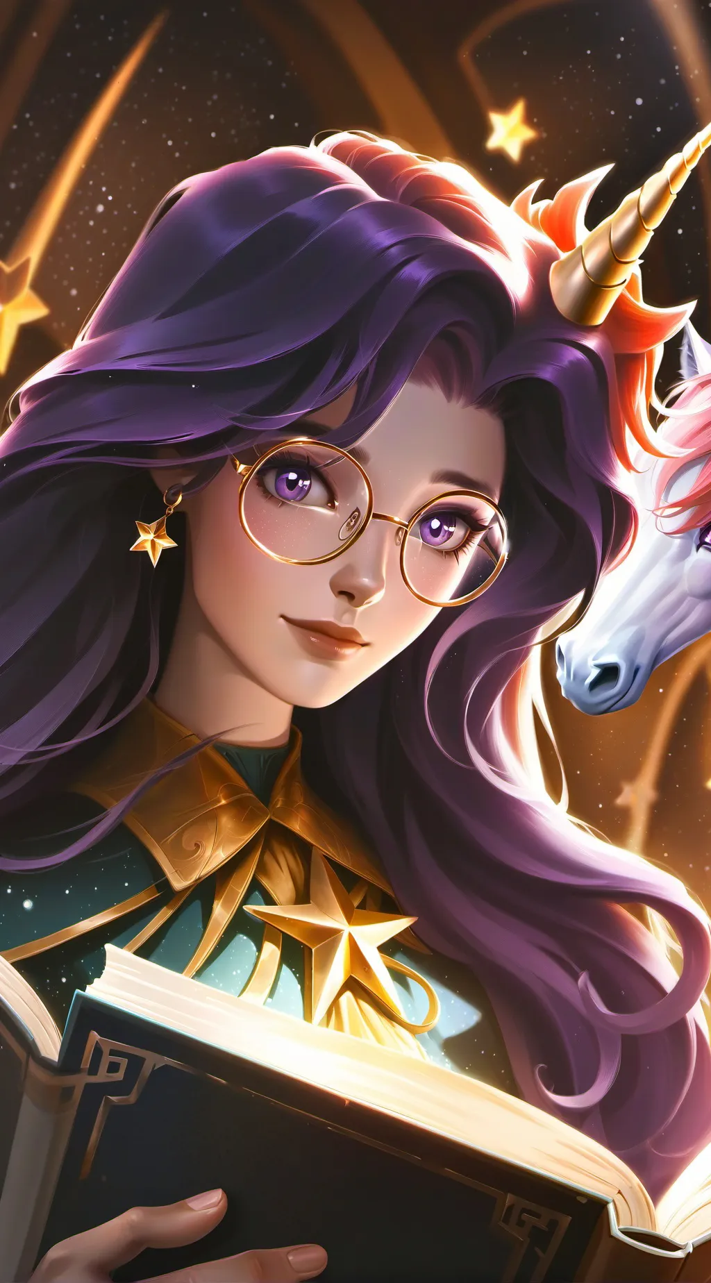 ai character: Twilight Sparkle background