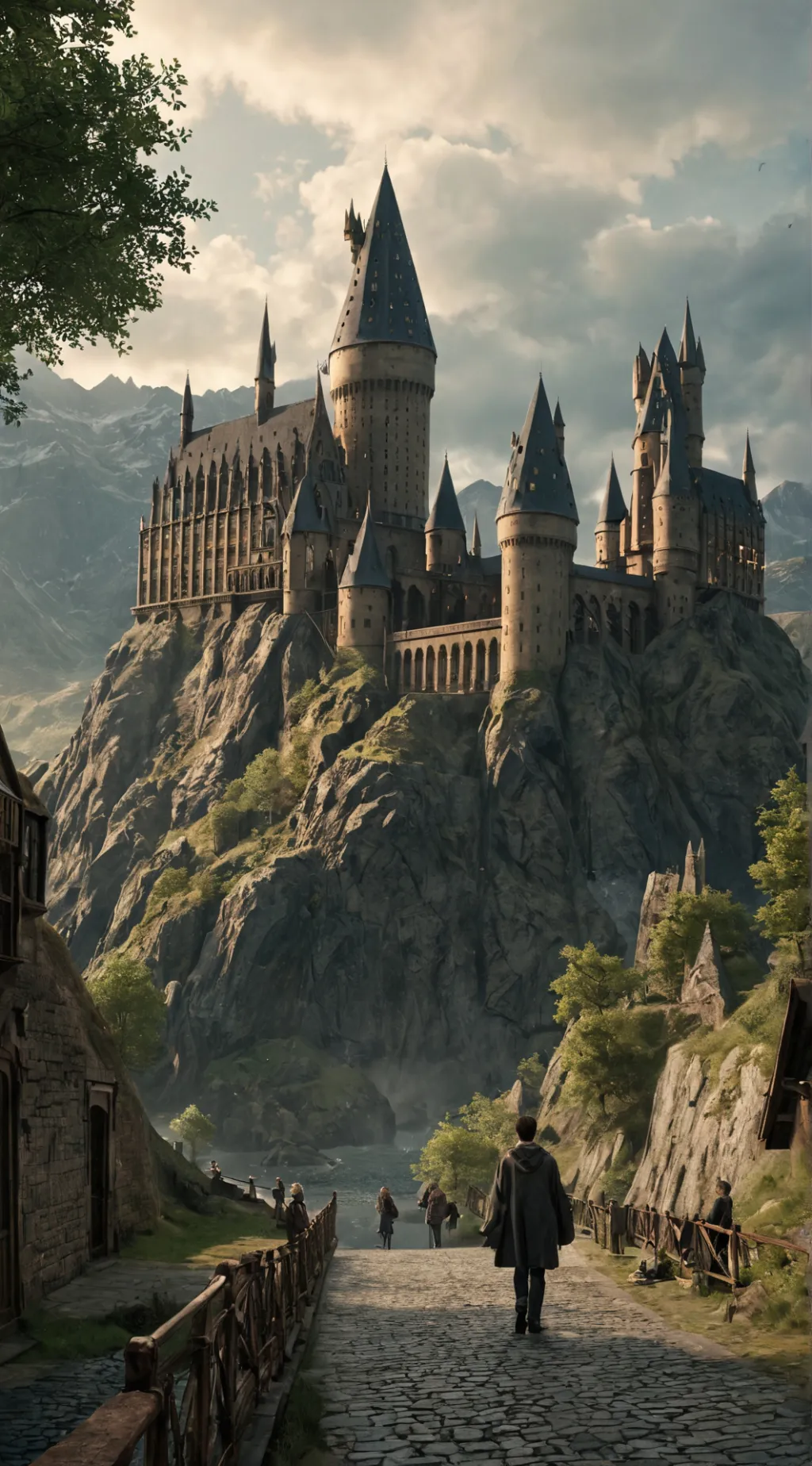 ai character: HP X Twilight background