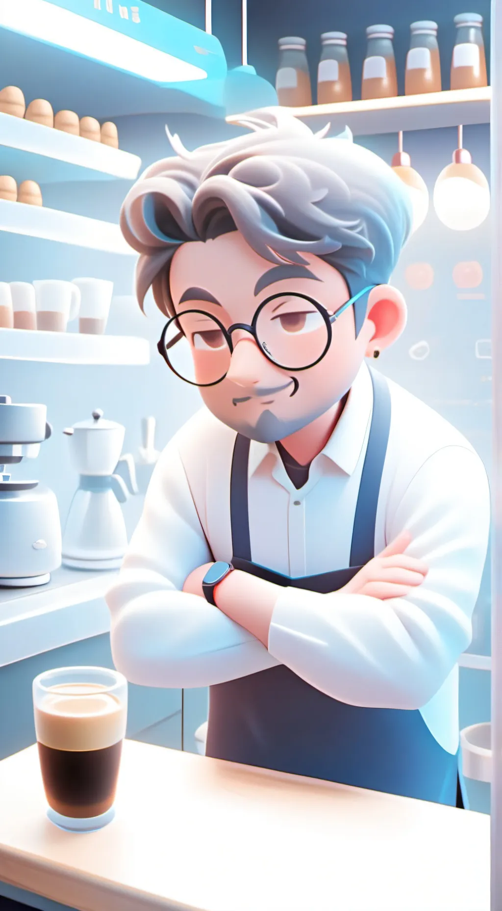 ai character: need more heat background