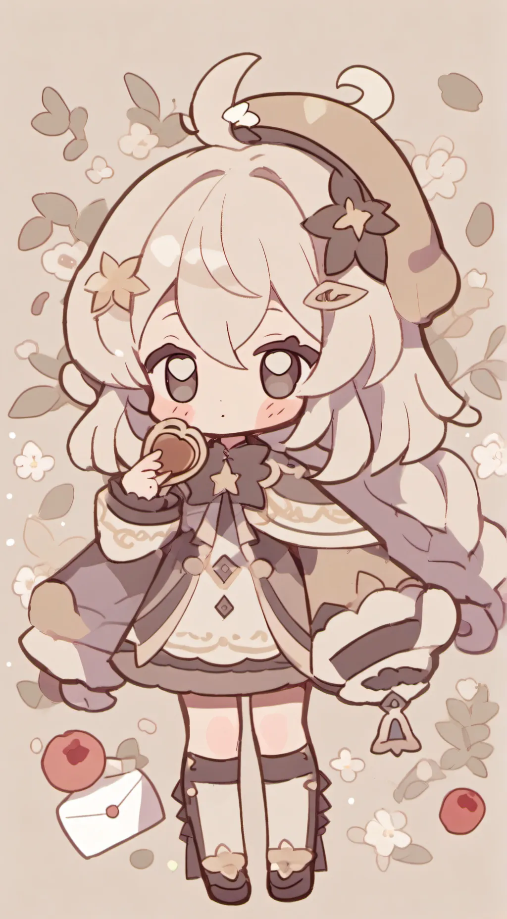 ai character: bebe en tu casa background