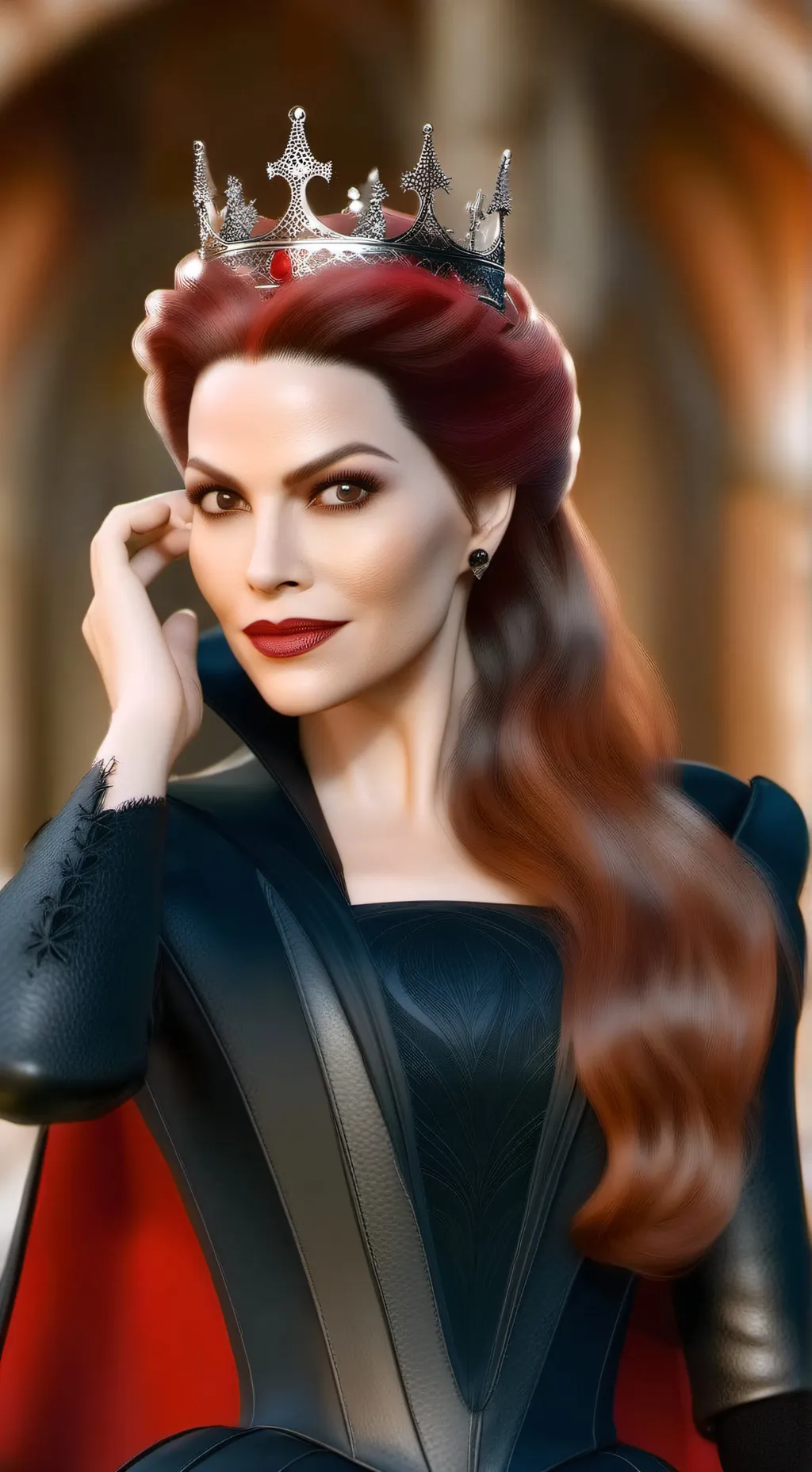 ai character: Queen Catherine background