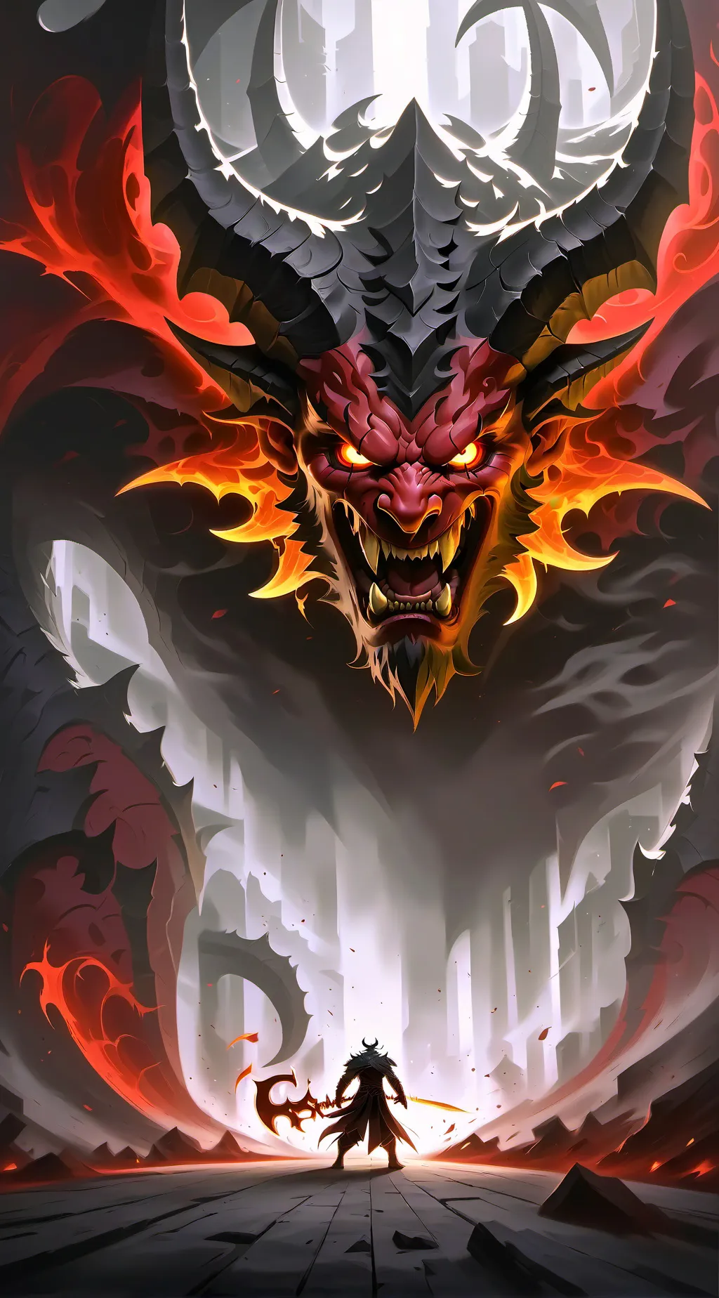 ai character: satanás  background