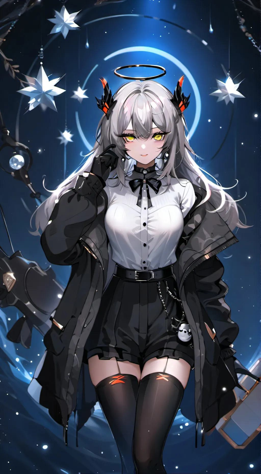 ai character: Ash/Ashley  background